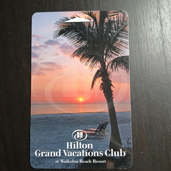 Hilton Grand Vacations Club Hawaii Key Card Hotel Room Key Sunset View - Picture 3 of 4